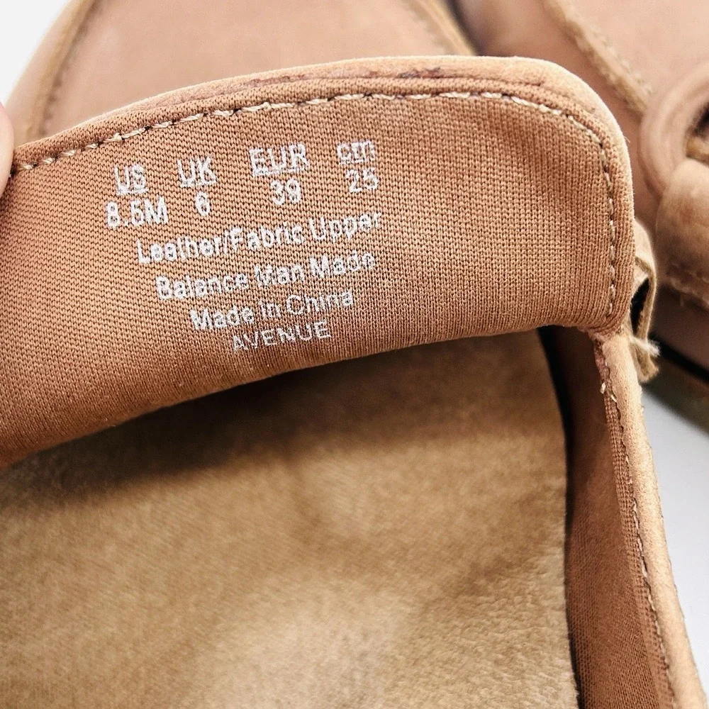 Camel‎ Leather Horsebit Loafers Womens 8.5 Old Money Coastal Preppy Equestrian